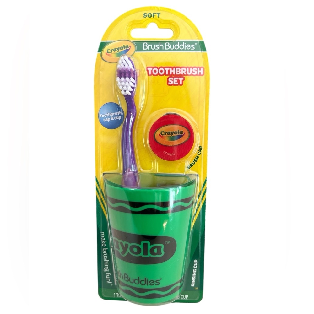 Kids Crayola Toothbrush Set